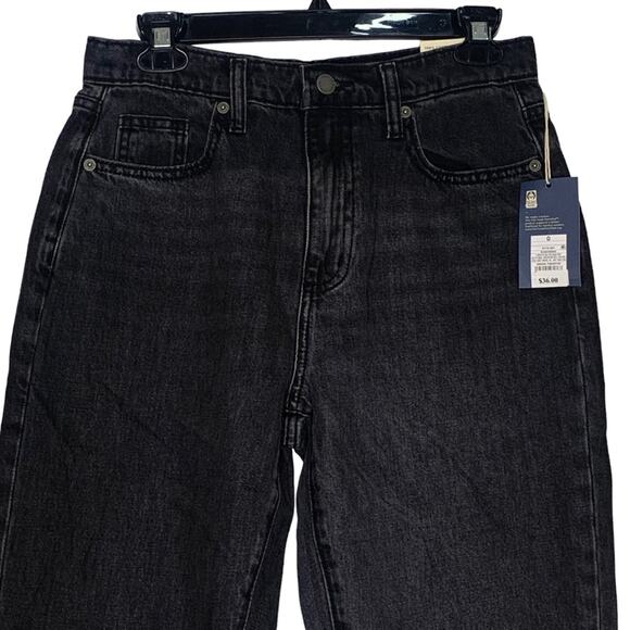 Universal Thread NWT Boyfriend Jeans Black 5 Working Pockets Belt Loops Size 25R - Picture 2 of 11